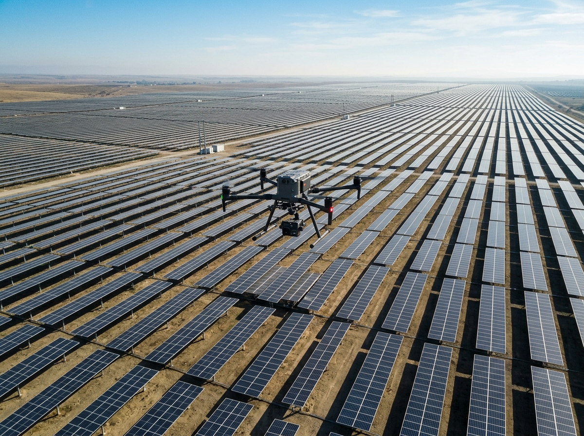 Solar farm inspection